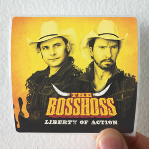 The BossHoss Liberty Of Action 1 Album Cover Sticker The BossHoss Liberty Of Action 1 Album Cover Sticker