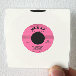 Tom and Jerry Hey Schoolgirl Dancin Wild Album Cover Sticker