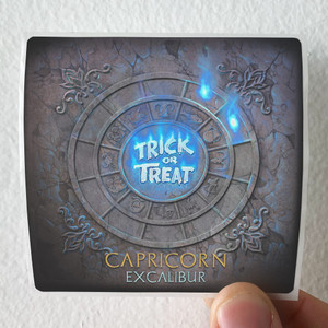 Trick or Treat Capricorn Excalibur Album Cover Sticker