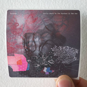 Tarentel Ghetto Beats On The Surface Of The Sun Album Cover Sticker Tarentel Ghetto Beats On The Surface Of The Sun Album Cover Sticker
