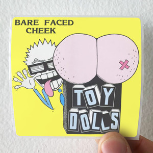 The Toy Dolls Bare Faced Cheek Album Cover Sticker