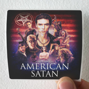The Relentless American Satan 1 Album Cover Sticker The Relentless American Satan 1 Album Cover Sticker