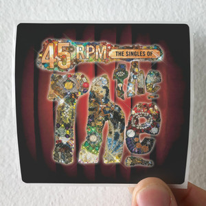 The The 45 Rpm The Singles Of The The Album Cover Sticker The The 45 Rpm The Singles Of The The Album Cover Sticker