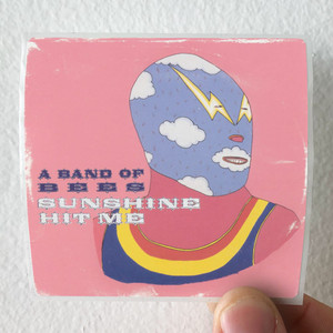 The Bees Sunshine Hit Me Album Cover Sticker The Bees Sunshine Hit Me Album Cover Sticker