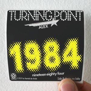 Turning Point 1984 Nineteen Eighty Four Album Cover Sticker