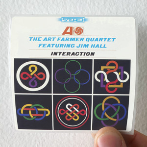 The Art Farmer Quartet Interaction Album Cover Sticker The Art Farmer Quartet Interaction Album Cover Sticker