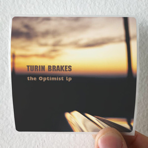 Turin Brakes The Optimist Lp Album Cover Sticker