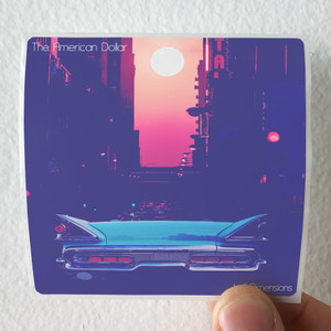 The American Dollar Lofi Dimensions Album Cover Sticker