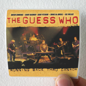The Guess Who Running Back Thru Canada Album Cover Sticker