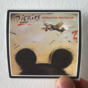 The Dickies Stukas Over Disneyland Album Cover Sticker