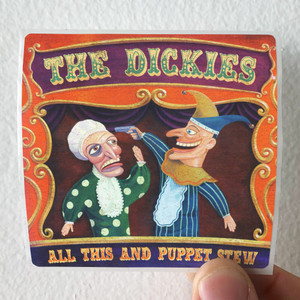 The Dickies All This And Puppet Stew Album Cover Sticker The Dickies All This And Puppet Stew Album Cover Sticker