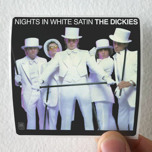 The Dickies Nights In White Satin Album Cover Sticker The Dickies Nights In White Satin Album Cover Sticker