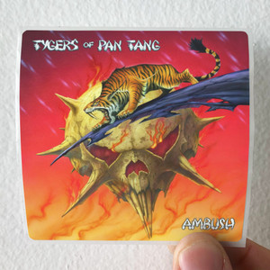 Tygers of Pan Tang Ambush Album Cover Sticker