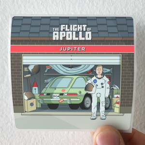 The Flight of Apollo Jupiter Album Cover Sticker