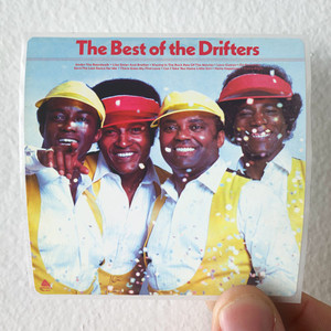 The Drifters The Best Of The Drifters Album Cover Sticker The Drifters The Best Of The Drifters Album Cover Sticker