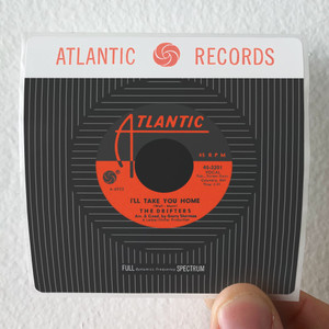 The Drifters Ill Take You Home Album Cover Sticker The Drifters Ill Take You Home Album Cover Sticker