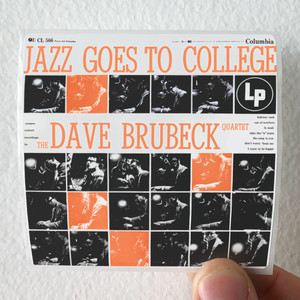 The Dave Brubeck Quartet Jazz Goes To College Album Cover Sticker