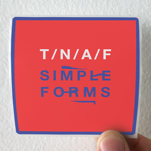 The Naked and Famous Simple Forms Album Cover Sticker