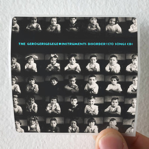 The Gerogerigegege Instruments Disorder 170 Songs Cd Album Cover Sticker The Gerogerigegege Instruments Disorder 170 Songs Cd Album Cover Sticker