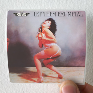 The Rods Let Them Eat Metal Album Cover Sticker The Rods Let Them Eat Metal Album Cover Sticker