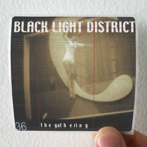 The Gathering Black Light District Album Cover Sticker