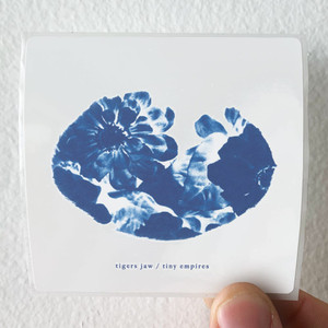 Tigers Jaw Tigers Jawtiny Empires Split 7 Album Cover Sticker Tigers Jaw Tigers Jawtiny Empires Split 7 Album Cover Sticker