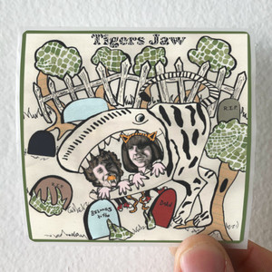 Tigers Jaw Belongs To The Dead Album Cover Sticker
