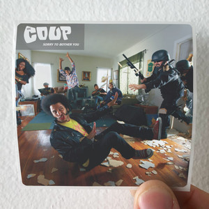 The Coup Sorry To Bother You Album Cover Sticker The Coup Sorry To Bother You Album Cover Sticker