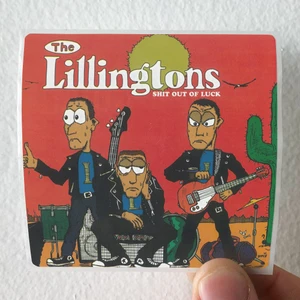 The Lillingtons Shit Out Of Luck Album Cover T-Shirt White
