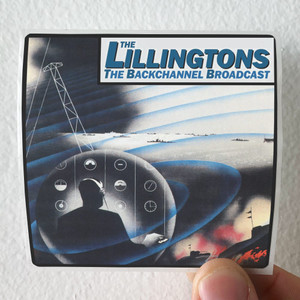 The Lillingtons The Backchannel Broadcast Album Cover Sticker