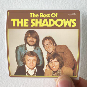 The Shadows The Best Of The Shadows Album Cover Sticker The Shadows The Best Of The Shadows Album Cover Sticker