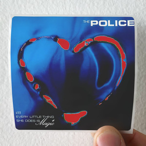 The Police Every Little Thing She Does Is Magic Album Cover Sticker The Police Every Little Thing She Does Is Magic Album Cover Sticker