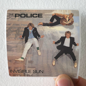 The Police Invisible Sun Album Cover Sticker The Police Invisible Sun Album Cover Sticker