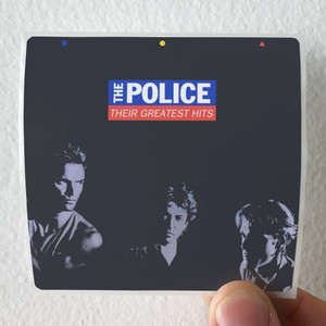 The Police Their Greatest Hits Album Cover Sticker The Police Their Greatest Hits Album Cover Sticker