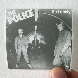 The Police So Lonely 1 Album Cover Sticker The Police So Lonely 1 Album Cover Sticker