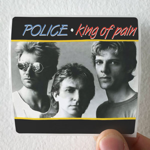 The Police King Of Pain Album Cover Sticker The Police King Of Pain Album Cover Sticker