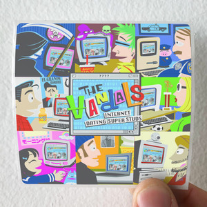 The Vandals Internet Dating Superstuds Album Cover Sticker
