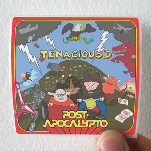 Tenacious D Post Apocalypto 1 Album Cover Sticker Tenacious D Post Apocalypto 1 Album Cover Sticker