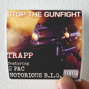 Trapp Stop The Gunfight Album Cover Sticker