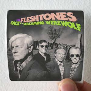 The Fleshtones Face Of The Screaming Werewolf Album Cover Sticker The Fleshtones Face Of The Screaming Werewolf Album Cover Sticker