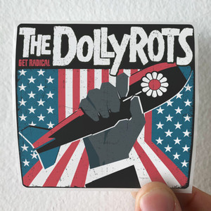 The Dollyrots Get Radical Ruby Soho Album Cover Sticker