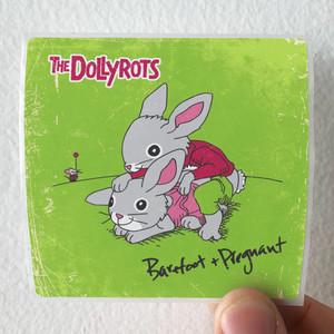 The Dollyrots Barefoot And Pregnant Album Cover Sticker The Dollyrots Barefoot And Pregnant Album Cover Sticker