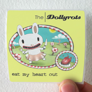 The Dollyrots Eat My Heart Out Album Cover Sticker