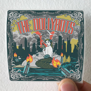 The Dollyrots Whiplash Splash Album Cover Sticker The Dollyrots Whiplash Splash Album Cover Sticker
