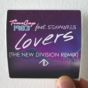 Timecop1983 Lovers The New Division Remix Album Cover Sticker