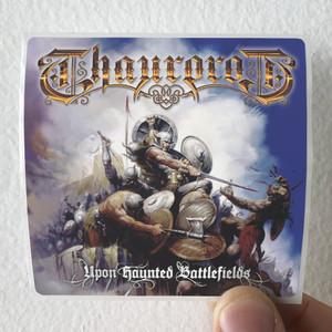 Thaurorod Upon Haunted Battlefields Album Cover Sticker