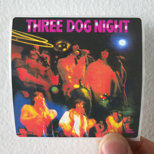 Three Dog Night Three Dog Night Album Cover Sticker Three Dog Night Three Dog Night Album Cover Sticker