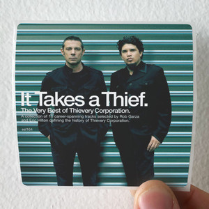 Thievery Corporation It Takes A Thief Album Cover Sticker Thievery Corporation It Takes A Thief Album Cover Sticker