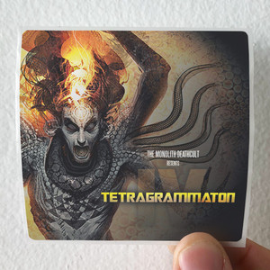 The Monolith Deathcult Tetragrammaton Album Cover Sticker