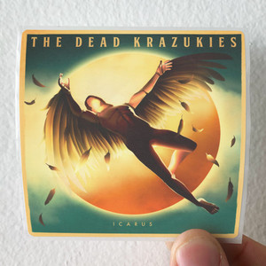 The Dead Krazukies Icarus Album Cover Sticker The Dead Krazukies Icarus Album Cover Sticker